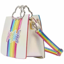 Lisa Frank - Rainbow Cloud 8” Faux Leather Crossbody Bag