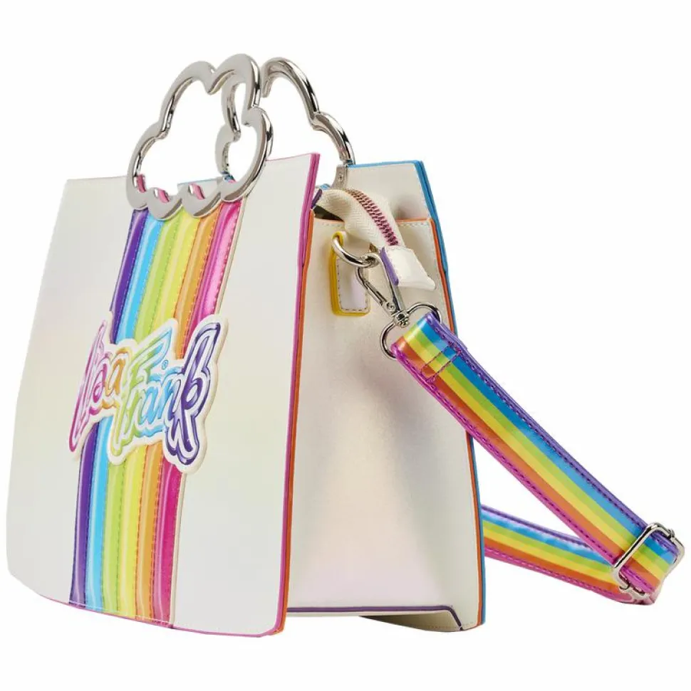 Lisa Frank - Rainbow Cloud 8” Faux Leather Crossbody Bag