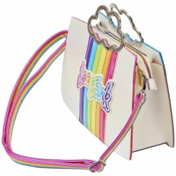 Lisa Frank - Rainbow Cloud 8” Faux Leather Crossbody Bag