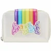 Lisa Frank - Rainbow Logo 4” Faux Leather Zip-Around Wallet