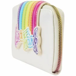 Lisa Frank - Rainbow Logo 4” Faux Leather Zip-Around Wallet