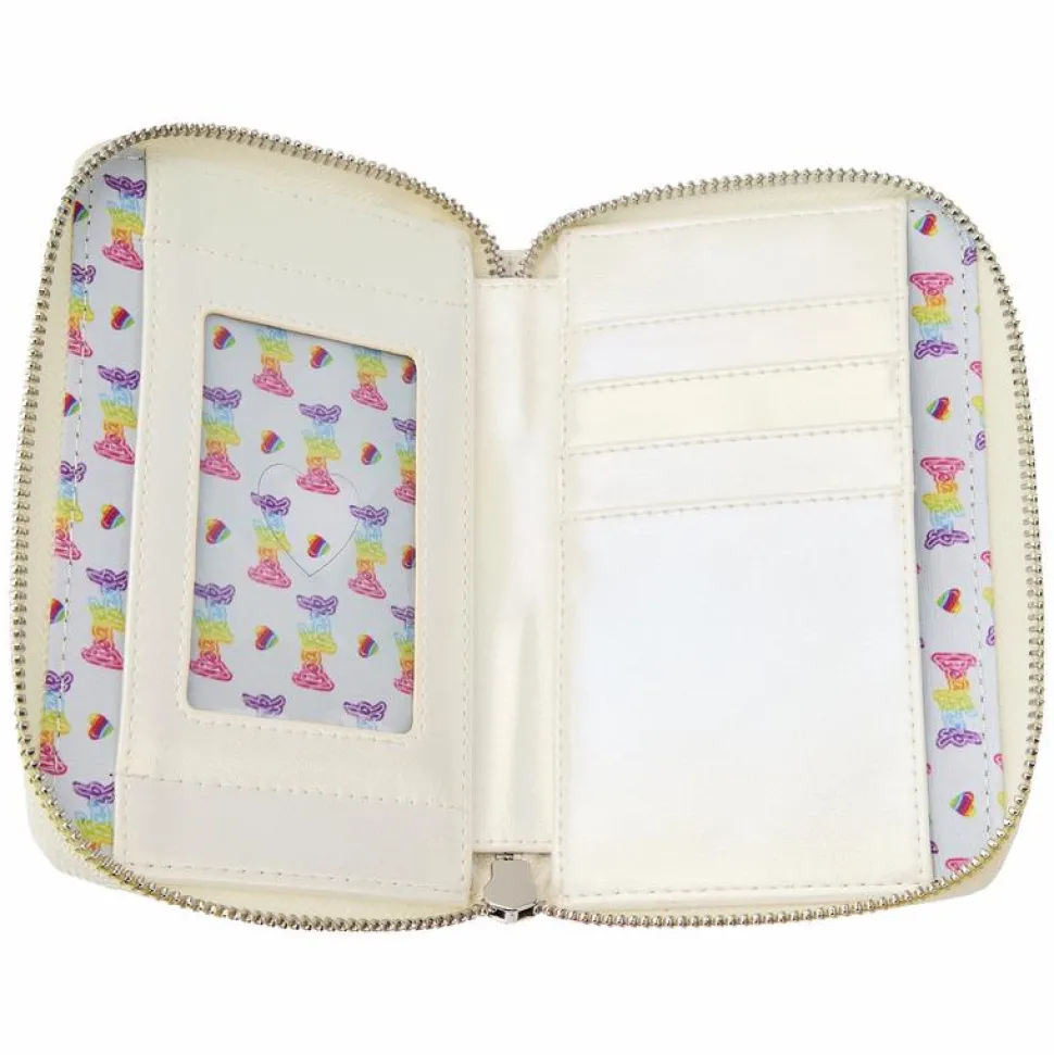 Lisa Frank - Rainbow Logo 4” Faux Leather Zip-Around Wallet
