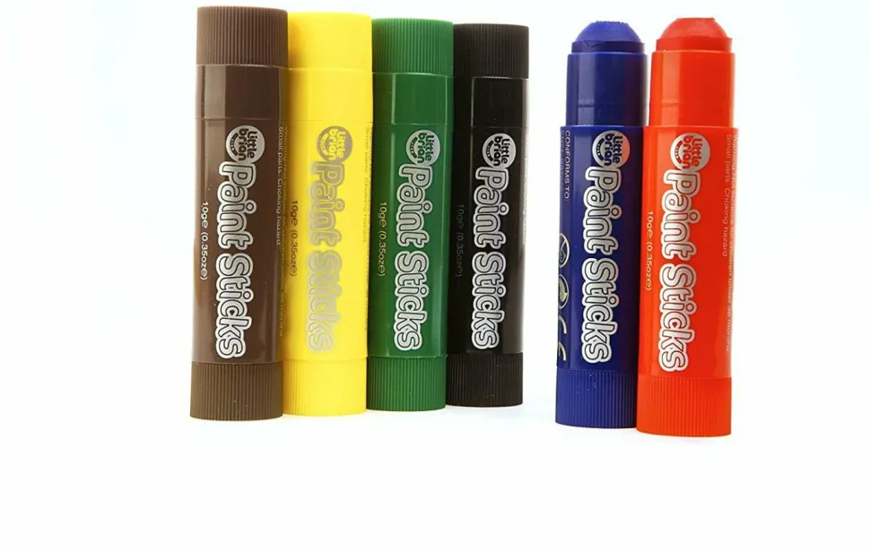 Little Brian - Classic Colour Paint Sticks 6-Pack