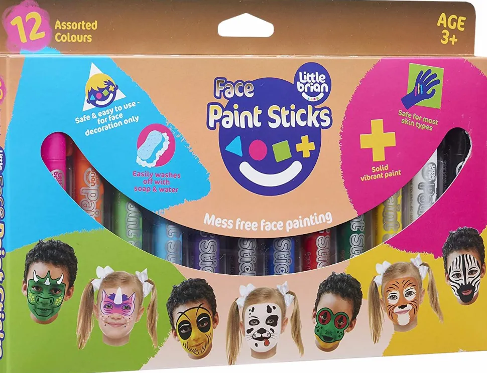 Little Brian - Face Paint Sticks 12-Pack