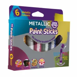 Little Brian - Metallic Paint Sticks 6-Pack