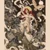 Little Red Riding Hood - Red Fine Art Print by Mate Jako