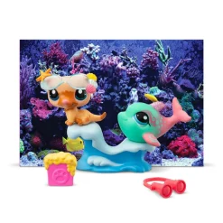 Littlest Pet Shop - Aquarium Shell-Fie Petfluencers Mini Figure 2-Pack (Series 1)