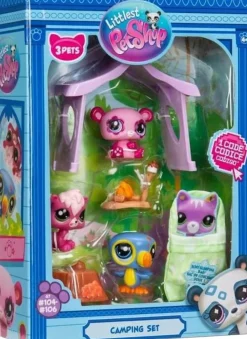 Littlest Pet Shop - Camping Play Pack Mini Figure Playset