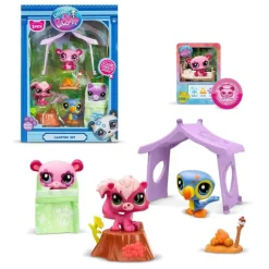 Littlest Pet Shop - Camping Play Pack Mini Figure Playset