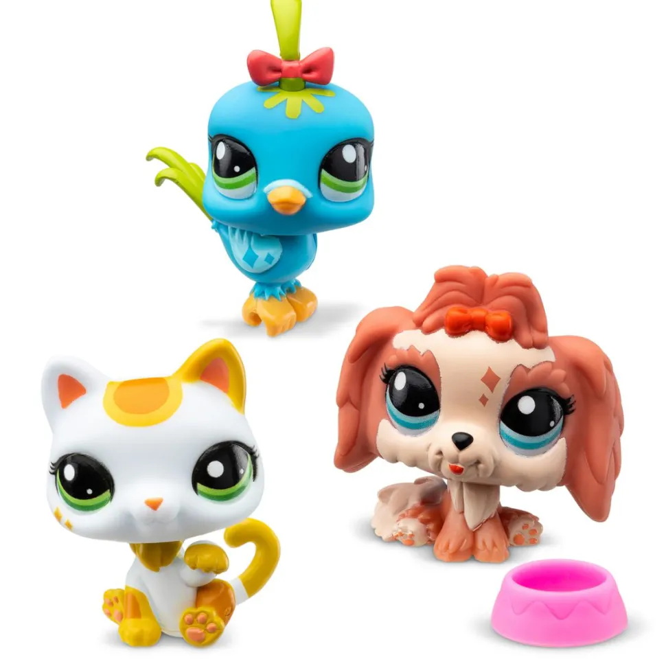 Littlest Pet Shop - Pet Trio #38, #39 & #40 Mini Figure 3-Pack in Tube (Series 1)