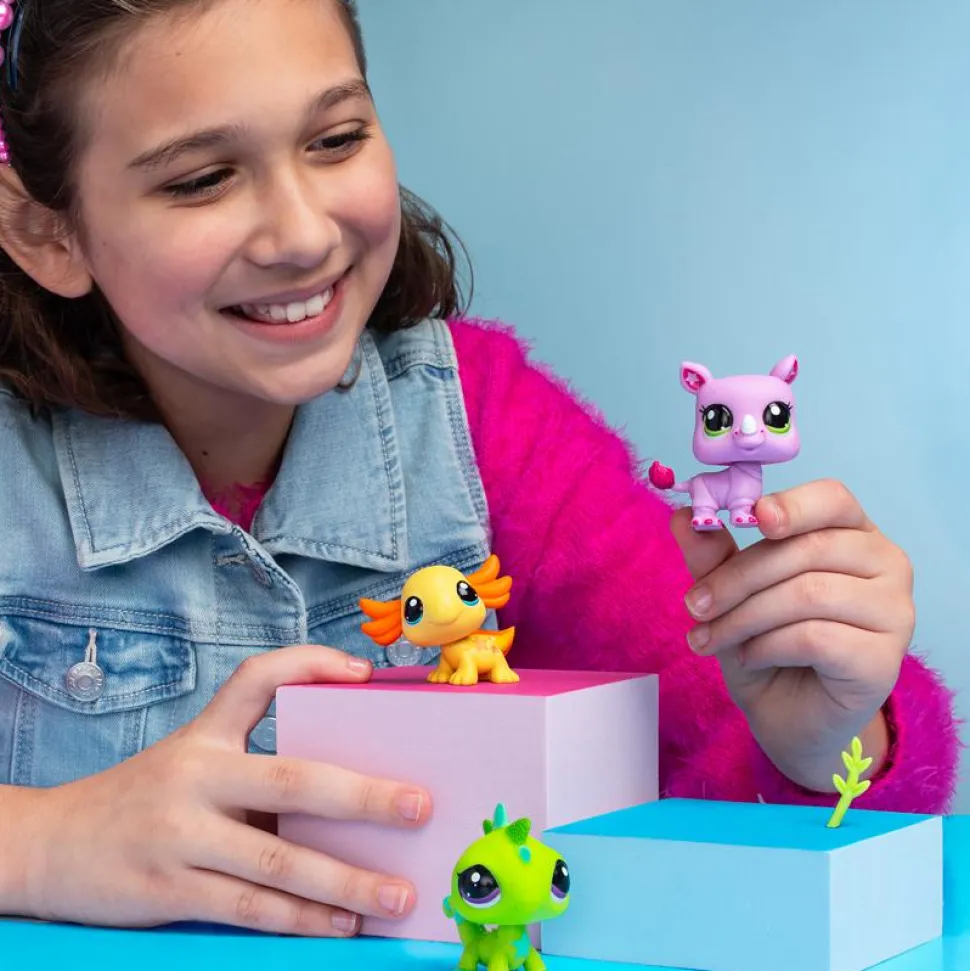 Littlest Pet Shop - Pet Trio #35, #36 & #37 Mini Figure 3-Pack in Tube (Series 1)
