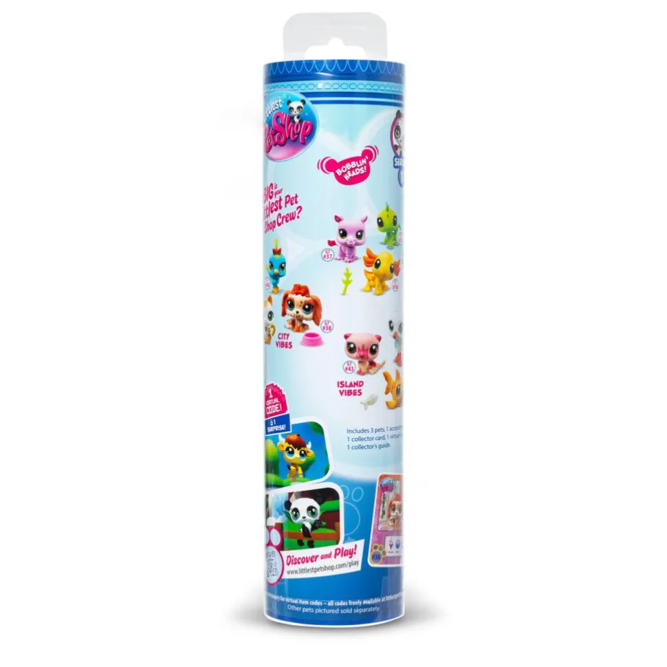 Littlest Pet Shop - Pet Trio #35, #36 & #37 Mini Figure 3-Pack in Tube (Series 1)