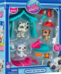 Littlest Pet Shop - Snowy Day Play Pack Mini Figure Playset