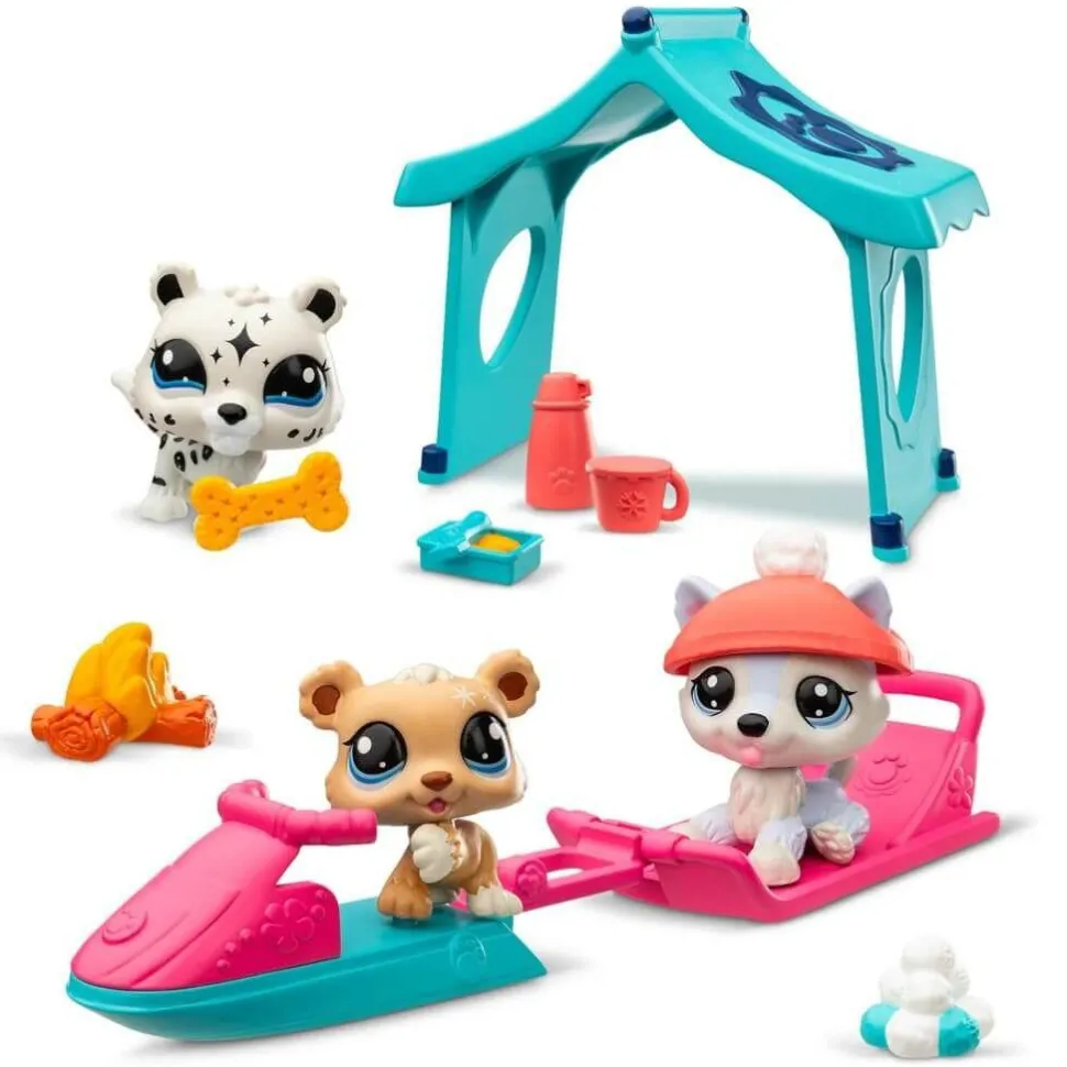 Littlest Pet Shop - Snowy Day Play Pack Mini Figure Playset