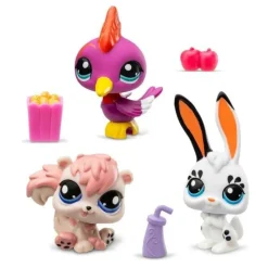 Littlest Pet Shop - Trio in Tube Park Pets Mini Figure 3-Pack (Series 2)