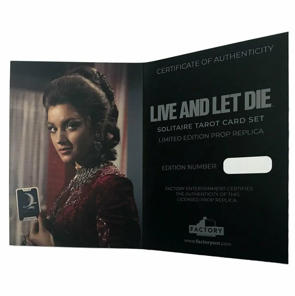 Live and Let Die - Tarot Cards 1:1 Scale Life-Size Prop Replica