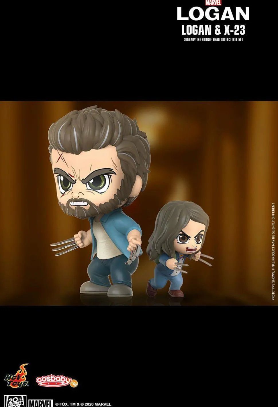 Logan (2017) - Logan & X-23 Cosbaby (S) Hot Toys Figure 2-Pack