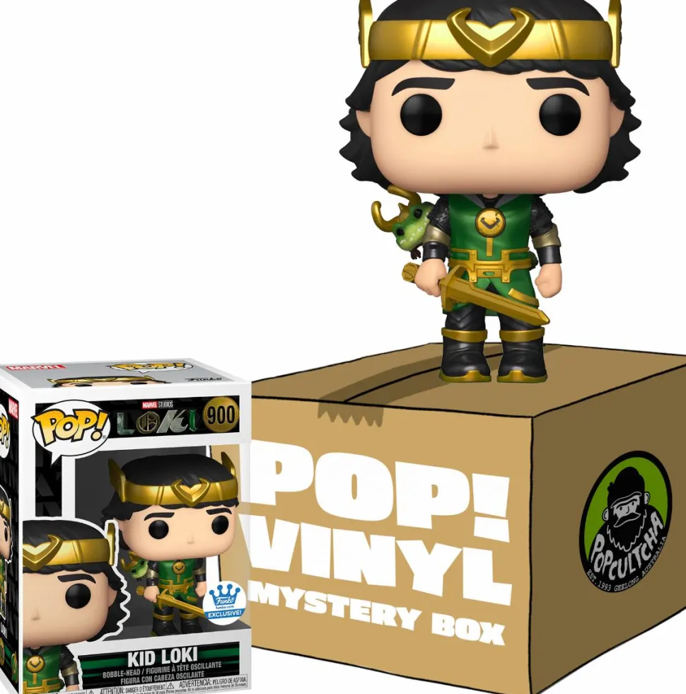 Loki (2021) - Kid Loki Metallic Mystery Box (Includes Kid Loki & 2 Mystery Exclusive Pop! Vinyl Figures)