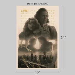 Loki (2021) - Loki & Sylvie: For All Time. Always. Fine Art Print by Jake Kontou