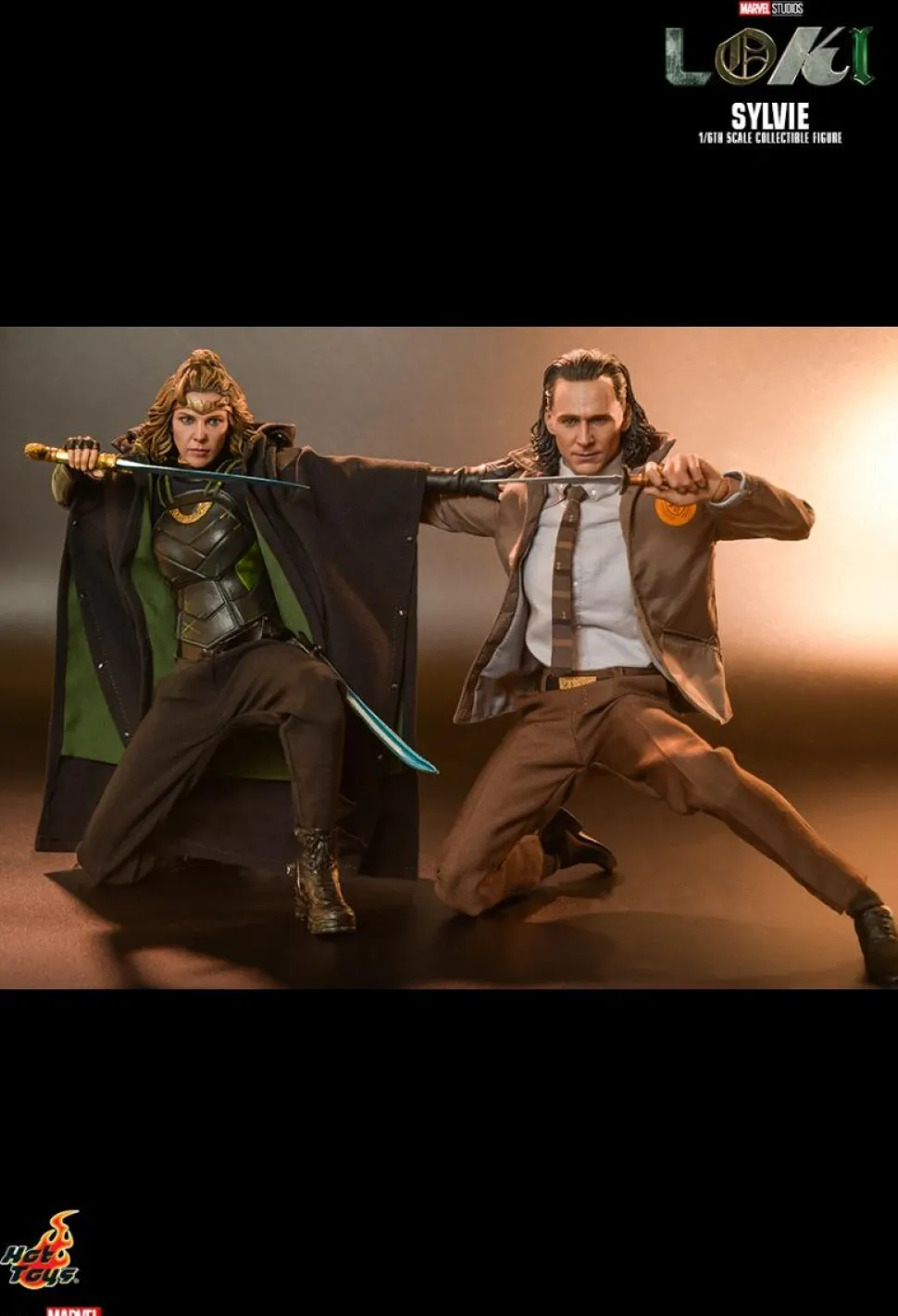 Loki (2021) - Loki & Sylvie Hot Toys 1/6th Scale Action Figure Bundle (Set of 2)