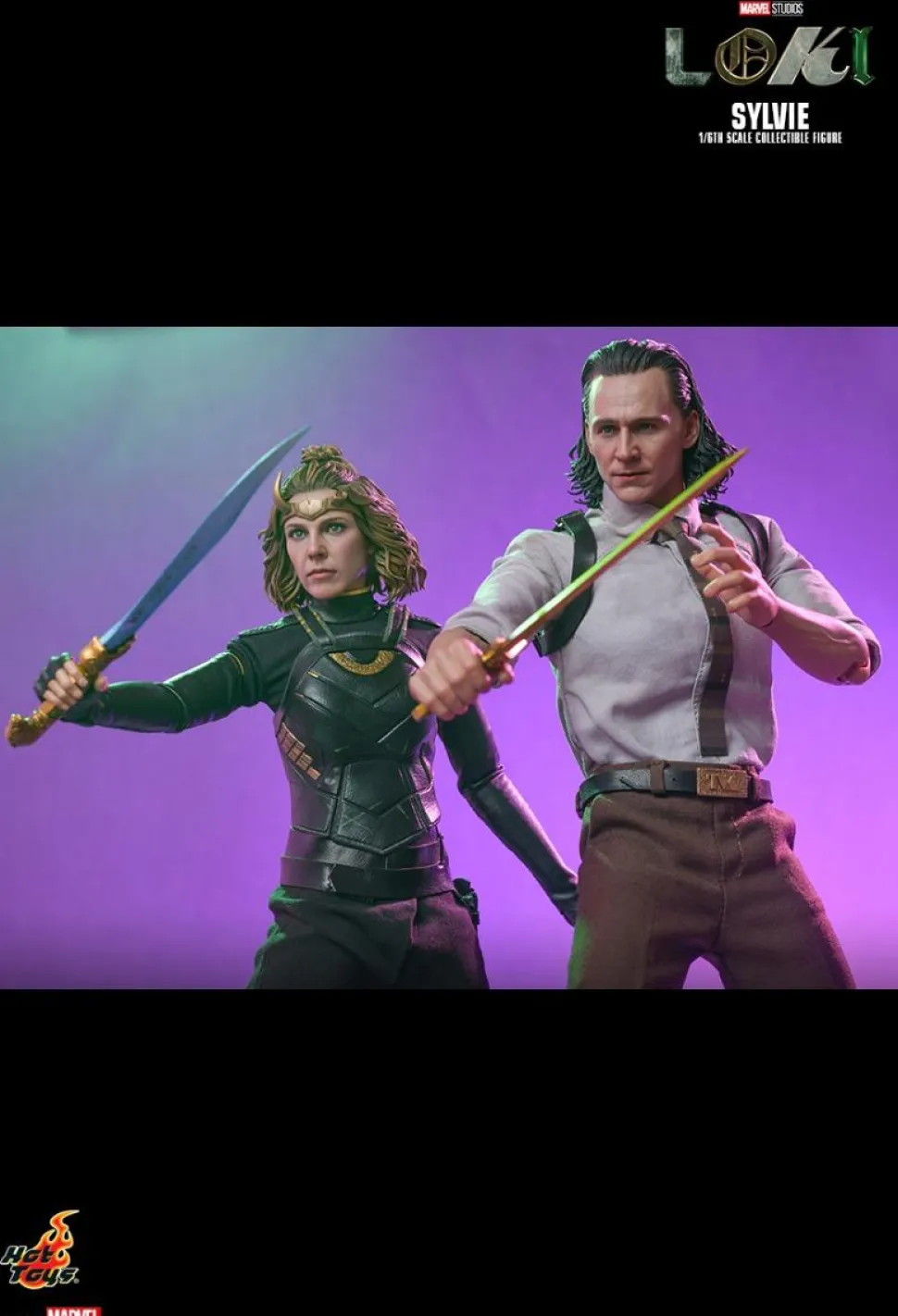 Loki (2021) - Loki & Sylvie Hot Toys 1/6th Scale Action Figure Bundle (Set of 2)