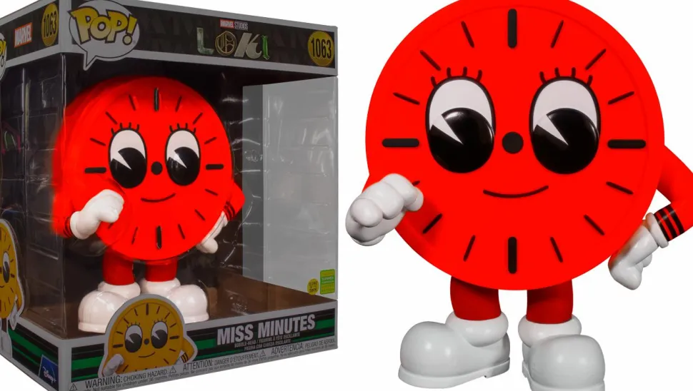 Loki (2021) - Miss Minutes Glow in the Dark Jumbo Pop! Vinyl Figure (2022 Summer Convention Exclusive) (Popcultcha Exclusive)