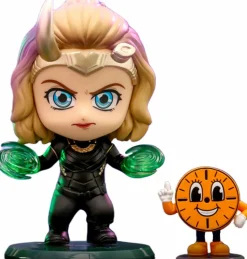 Loki (2021) - Sylvie with Miss Minutes Cosbaby (S) Hot Toys Figure