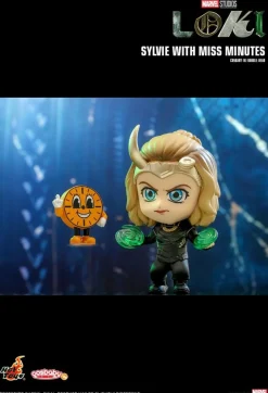 Loki (2021) - Sylvie with Miss Minutes Cosbaby (S) Hot Toys Figure