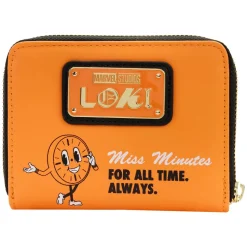 Loki - Miss Minutes 4” Faux Leather Zip-Around Wallet