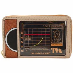 Loki - TVA Multiverse 4" Faux Leather Zip-Around Wallet