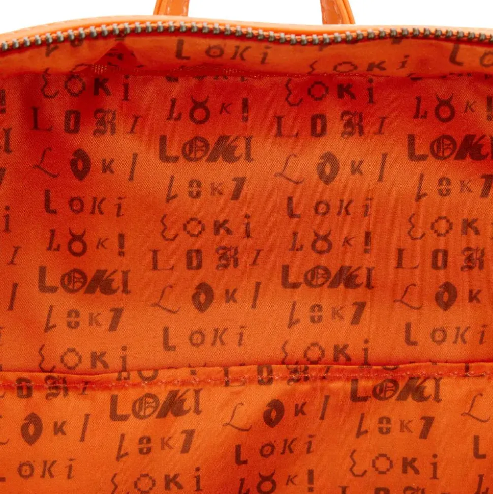 Loki - Variant TVA Light Up 12” Faux Leather Mini Backpack