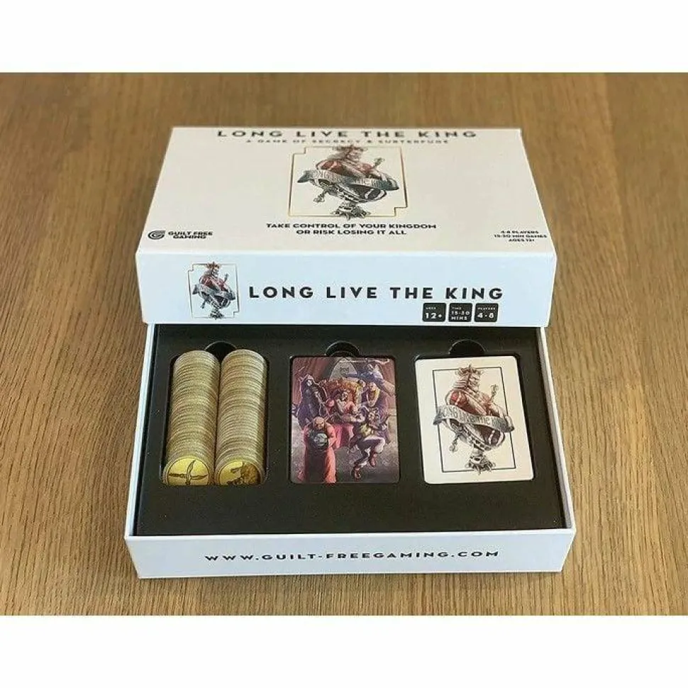 Long Live the King: A Game of Secrecy and Subterfuge - Card Game