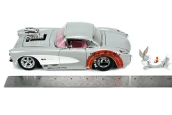 Looney Tunes - Bugs Bunny & 1957 Chevrolet Corvette Hollywood Rides 1/24th Scale Die-Cast Vehicle Replica