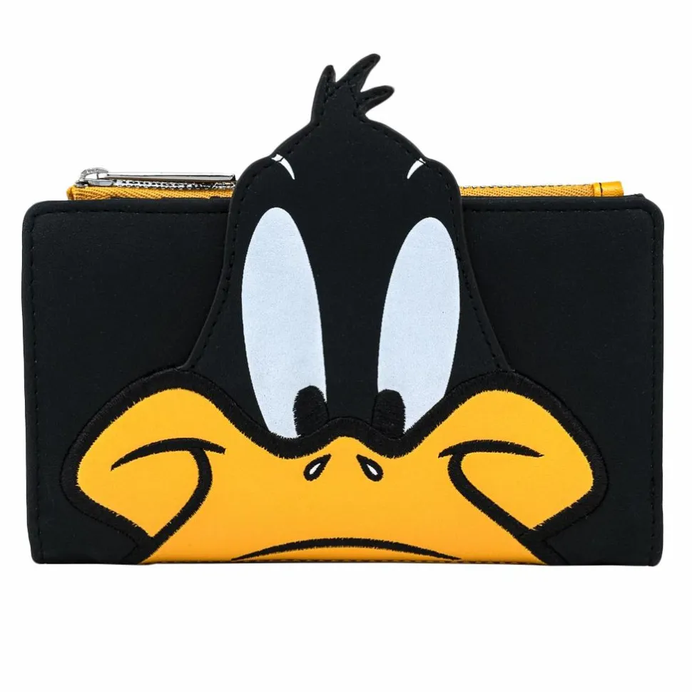 Looney Tunes - Daffy Duck Cosplay 6” Faux Leather Flap Wallet