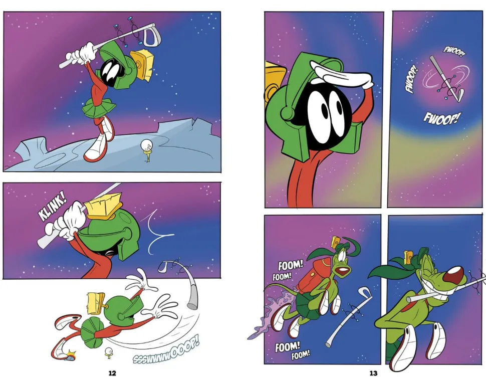 Looney Tunes - Galaxy Golf Paperback Book