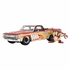 Looney Tunes - Tasmanian Devil & 1967 Chevrolet El Camino Hollywood Rides 1/24th Scale Die-Cast Vehicle Replica