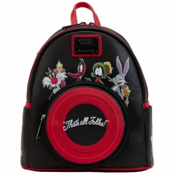 Looney Tunes - That’s All Folks 10” Faux Leather Mini Backpack