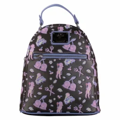 Loungefly x Valfre - Lucy Art Debossed Print 10” Faux Leather Mini Backpack
