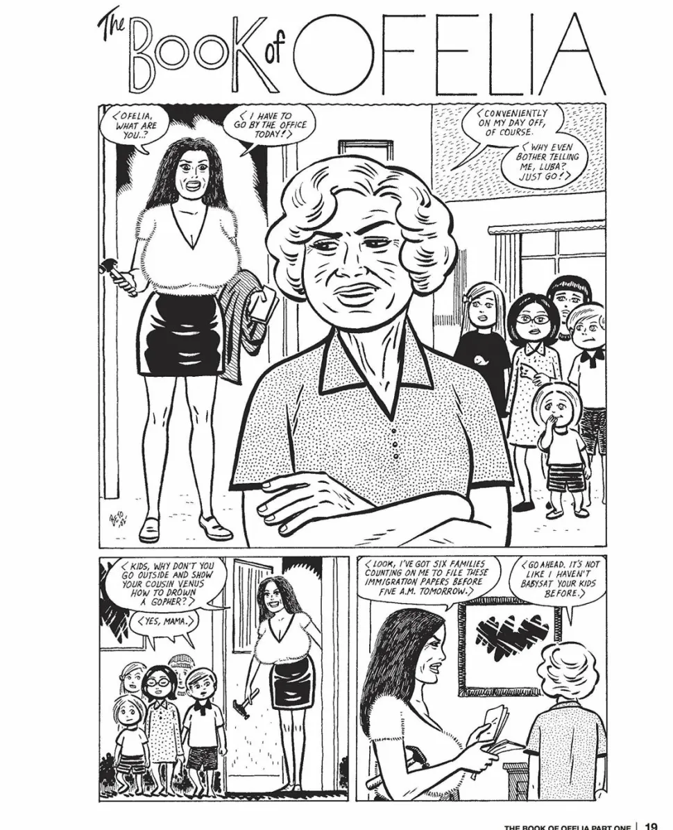 Love and Rockets Library - Ofelia by Gilbert Hernandez Paperback Book