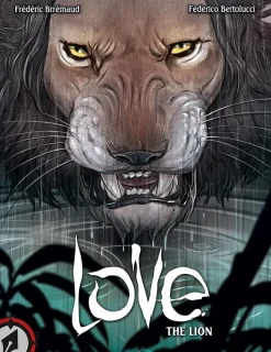 Love: The Lion by Frederic Brremaud Hardcover Book