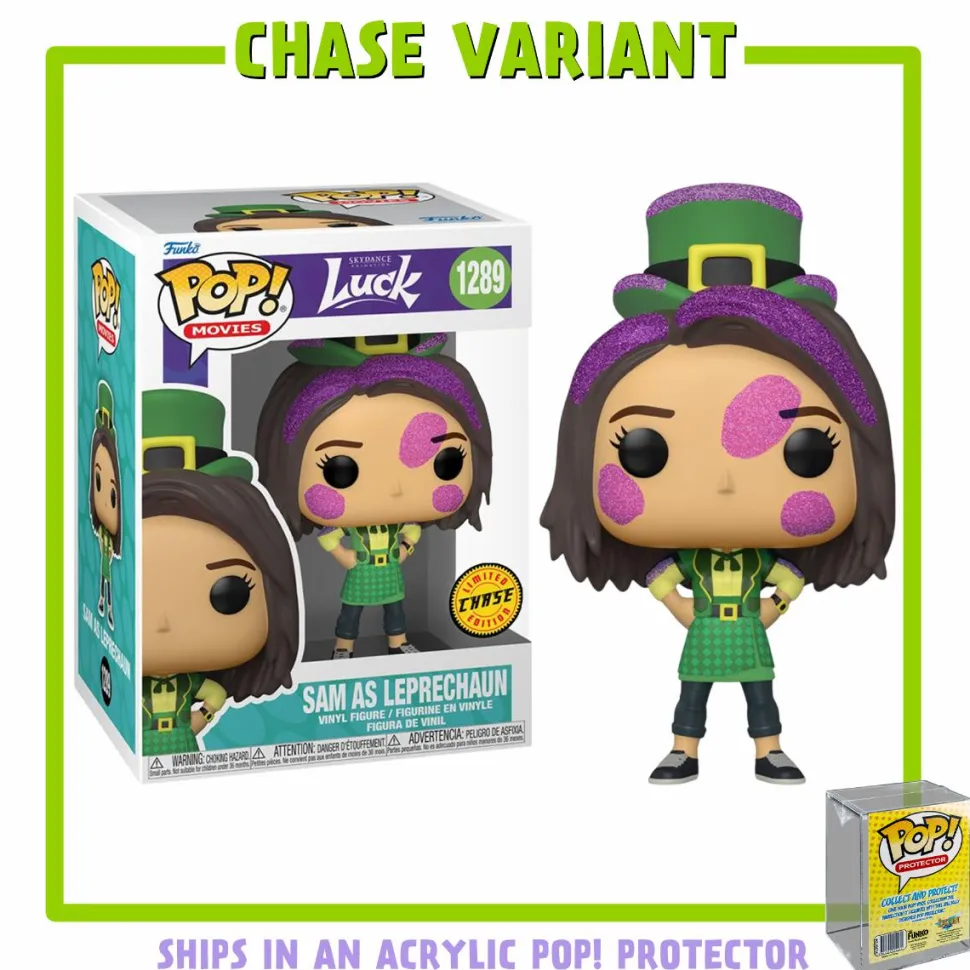 Luck (2022) - Sam as Leprechaun Pop! Vinyl Figure in Acrylic Protector (Chase Variant)