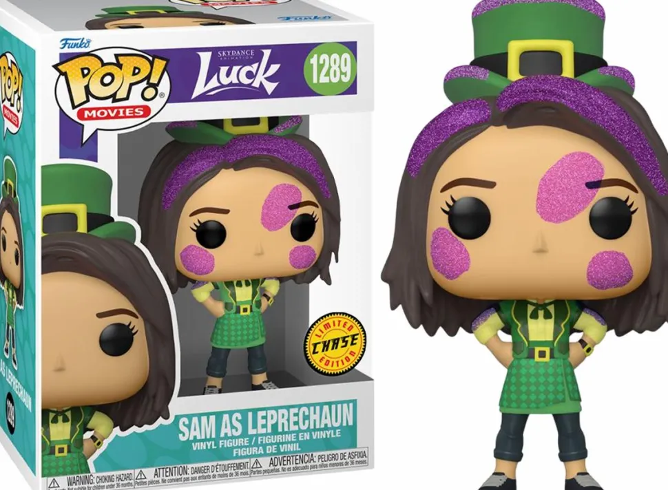 Luck (2022) - Sam as Leprechaun Pop! Vinyl Figure in Acrylic Protector (Chase Variant)