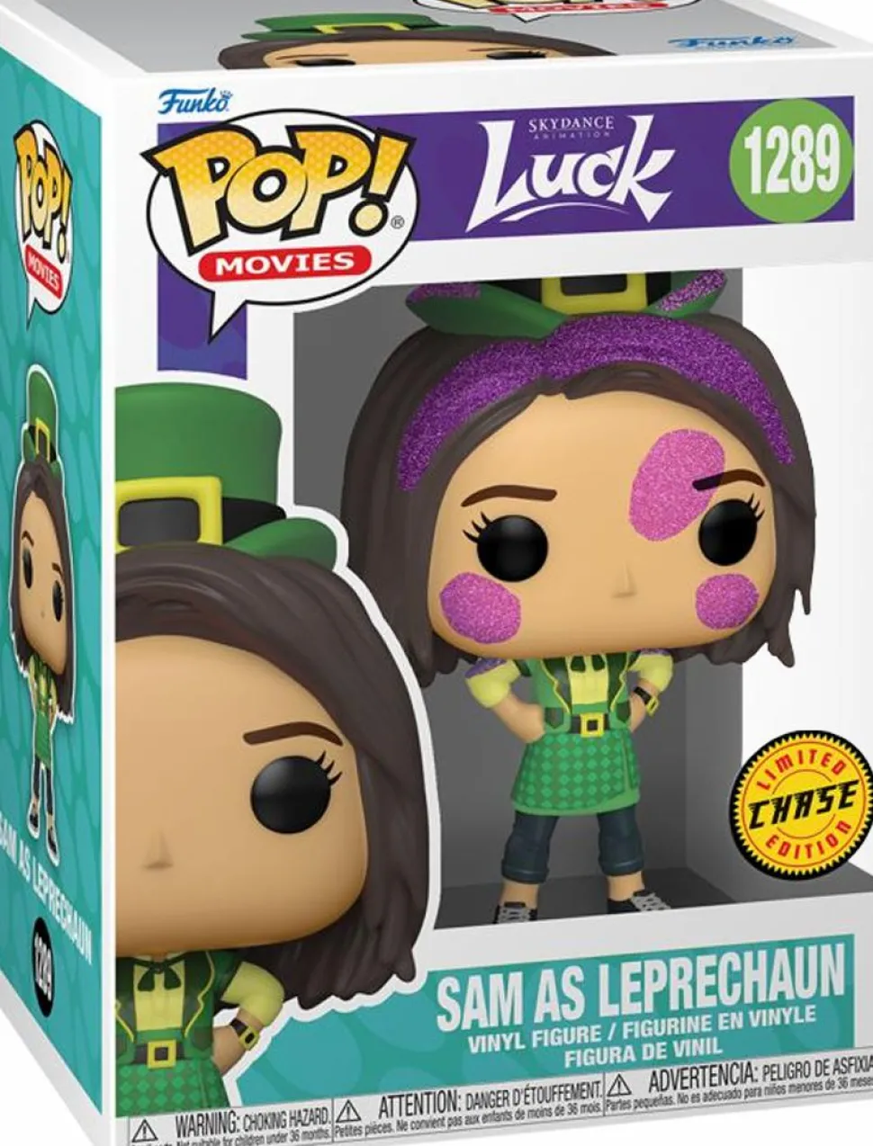 Luck (2022) - Sam as Leprechaun Pop! Vinyl Figure in Acrylic Protector (Chase Variant)