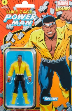 Luke Cage, Power Man - Luke Cage Retro Marvel Legends Kenner 3.75” Action Figure