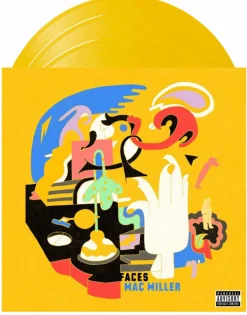 Mac Miller - Faces 3xLP Vinyl Record (Yellow Coloured Vinyl)