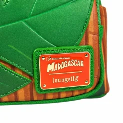 Madagascar - King Julien Cosplay Glow in the Dark 10” Faux Leather Mini Backpack