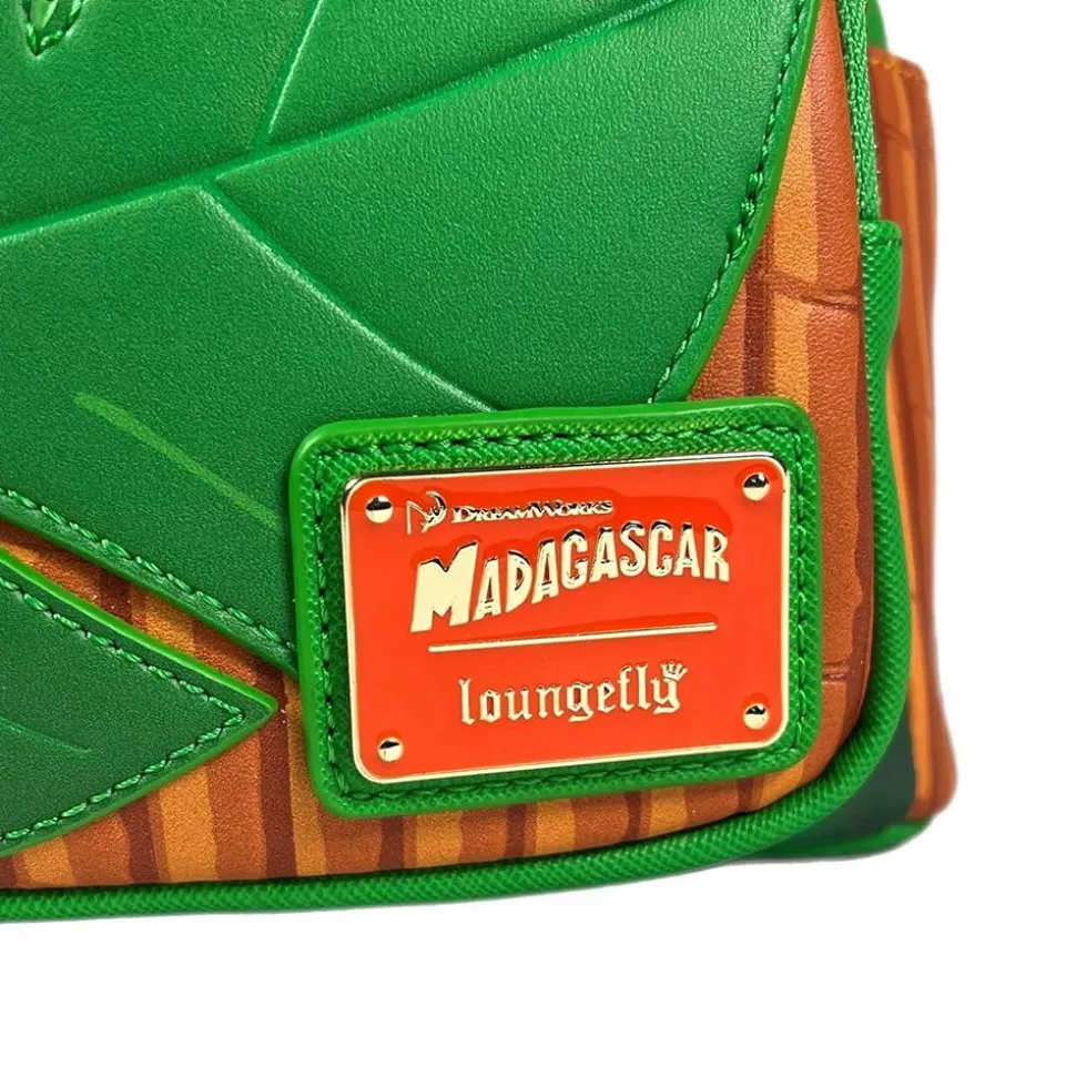 Madagascar - King Julien Cosplay Glow in the Dark 10” Faux Leather Mini Backpack