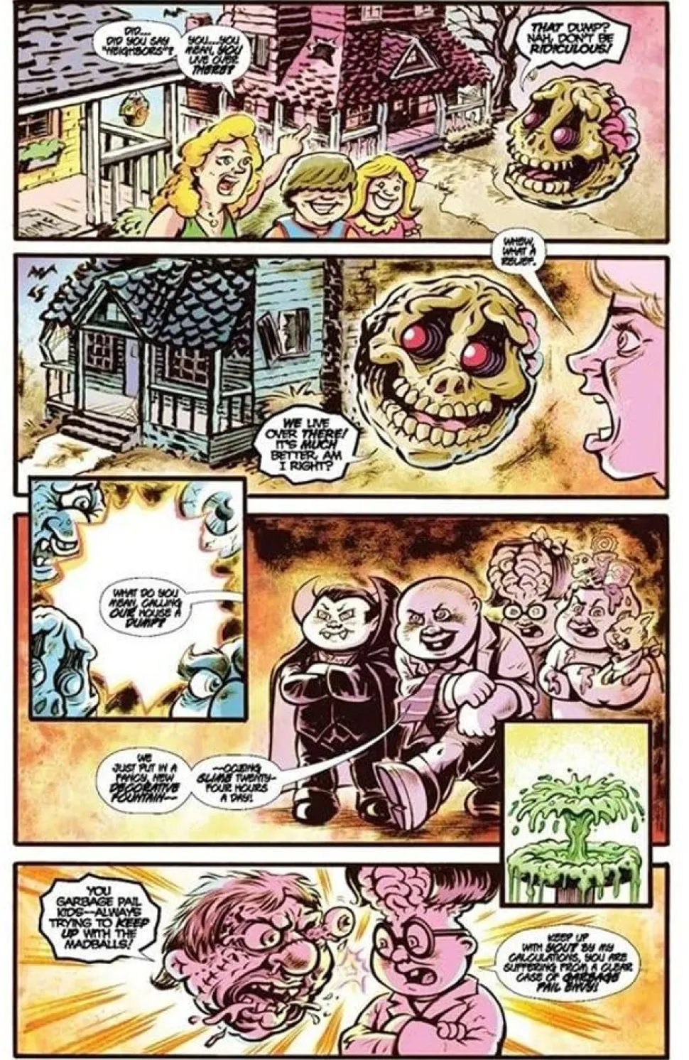 Madballs vs. Garbage Pail Kids - Heavyweights of Gross Hardcover Book