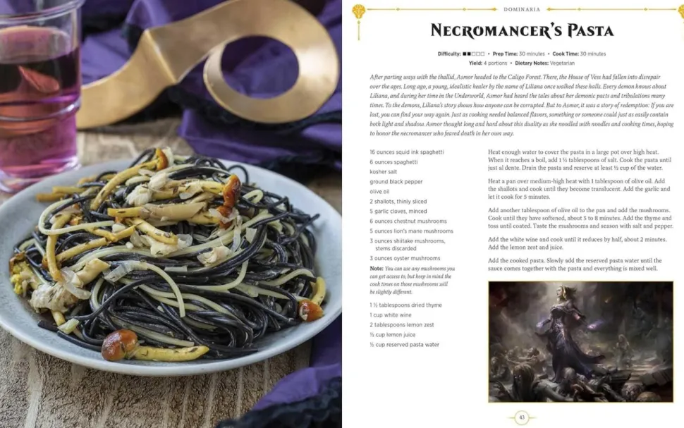 Magic: The Gathering - Cuisines of the Multiverse: The Official Cookbook Hardcover Book