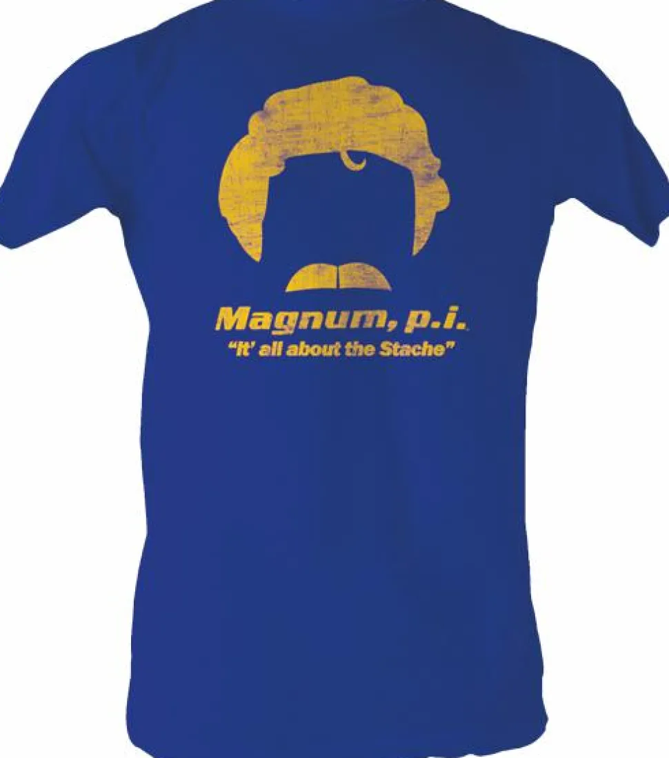 Magnum PI - Stache Male T-Shirt